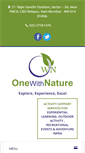 Mobile Screenshot of onewithnature.co.in